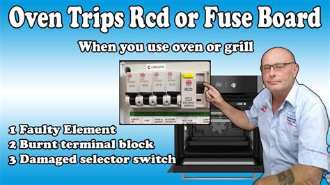 electric oven keeps tripping fuse box|faulty oven circuit breaker.